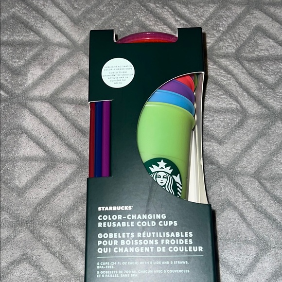 Starbucks Color-Changing Reusable Cold Cups - Picture 1 of 3